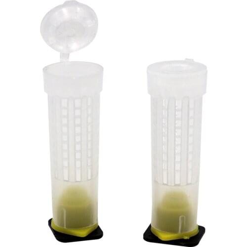 20 Sets Bee Queen Cell Cups Queen Cupkit Beekeeping Cover Cages bee plastic plastic mugs beekeeper tools equipment