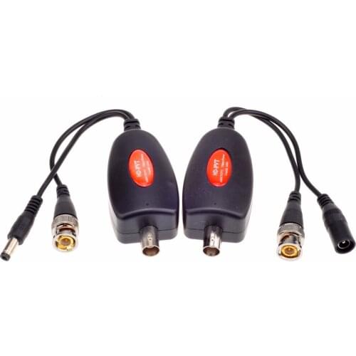 AHD CVI TVI CCTV Camera Power Video Transmission Via One BNC Video Cable Up to 400M HD-PVT Power Video Transmitter