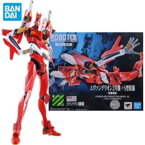 Bandai Tamashi Nations Side Eva Rebuild of Evangelion Production Model-02 Type S Components Robot Spirits Action Figure Toys