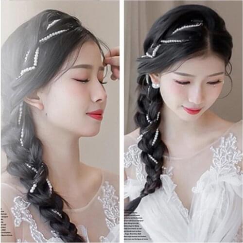 CC Hairpins Women Accessories Wedding Jewelry Engagement Hairwear Bridesmaids Headdress Pearl Hair Clips Hairgrips Party M222