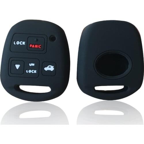 Key Case For Toyota Land Cruiser Camry Corolla FJ Car Key Cover For Lexus GX470 RX350 ES300 Key Case Shell Fob Car Accessories