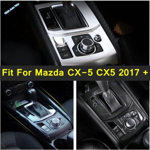 Lapetus Front Head Lights Lamp Switch Button Cover Trim 1 Piece / 2 Model For Mazda CX-5 CX5 2017 2018 2019 2020 Matte / ABS