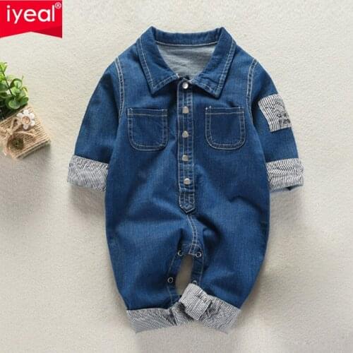 IYEAL Kids Baby Boys Girls Denim Cotton Jeans Overalls Toddler Infant Boy Girl Playsuit Clothes Toddler Jumpsuit Clothing