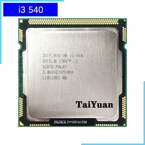 Intel Core i3-540 i3 540 3.0 GHz Dual-Core CPU Processor 4M 73W LGA 1156