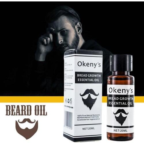 Beard Growth Essential Oil For Gentlemen Moustache Maintenance Oil Care Growth Moisturizes Essential Hair D2W6