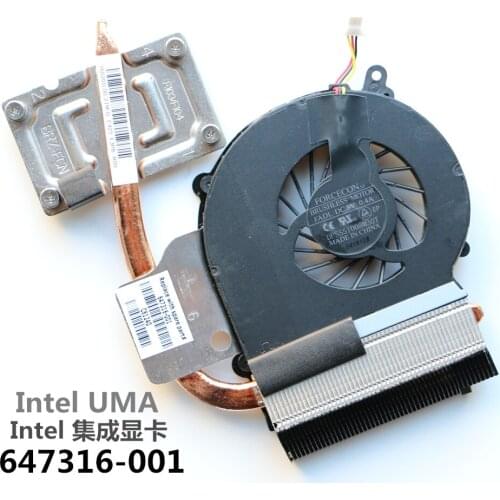 FORCECON DFS551005M30T FADL COOLING FAN FOR HP CQ43 CQ57 CQ57-210US 647316-001 CPU COOLING FAN With Heatsink