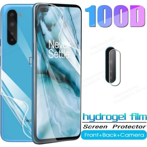 3in1 front back hydrogel for OnePlus Nord N10 5G n100 screen protector protective for OnePlus Z 7t 8T 7 8 9 pro glass film cover
