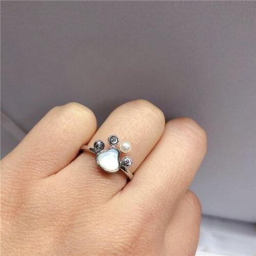 New Foot Print Ring Mountings, Ring Findings, Adjustable Ring Jewelry Parts Fittings Charm Accessories Gold Plated Jewellery