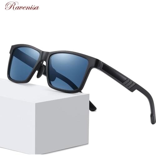 Fashion Designer Man Sunglasses 2020 TR90 Polarized Sun Glasses Protective Goggle Black Night Vision Eyewear Ocean-Lens