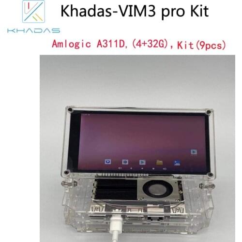 Khadas VIM3 SBC Kit: 12nm Amlogic A311D Soc With 5.0 TOPS NPU | 4GB + 32GB(Pro Model)