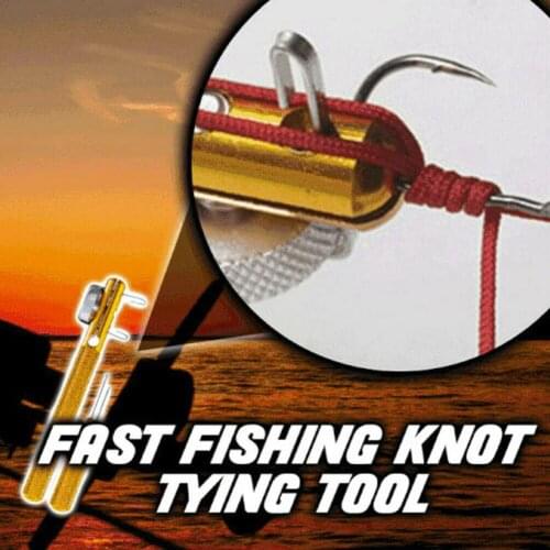 Hot Practical Knot Line Tying Knotting Tool Manual Portable Fast Fishing Supplies Accessories DO2