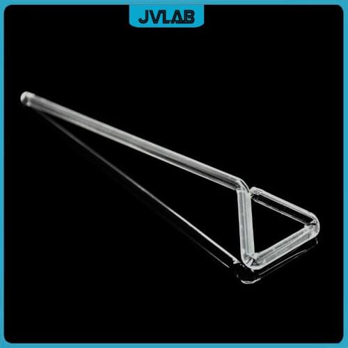 Glass Cell Spreaders Triangle Cell Coating Bar Culture Dish Coated Stick Cell Applicator Spatula Push Plates 35mm 10 / PK