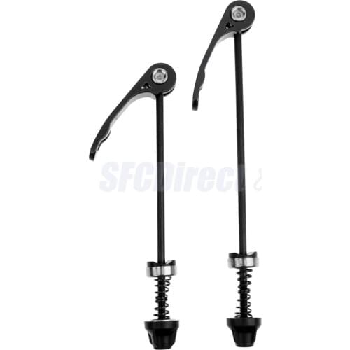 1 Pair MTB Road Mountain Bike Bicycle Wheel Hub Front and Rear Skewers Quick Release Clip Bolt Lever Axle 167/195mm