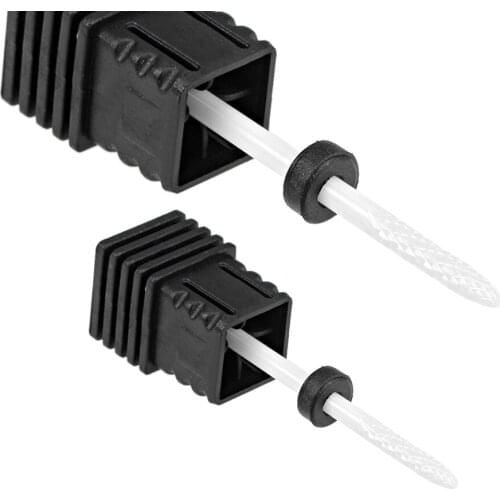 Uxcell Ceramic Nail Drill Bits Nails File Bit for Manicure Pedicure LL24-2pcs