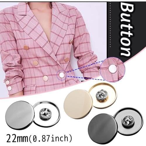 1PC Waist Button Adjustable Removable Universal Button-free Button Waist Button Retractable Button Coat Pants Jeans Button 22mm