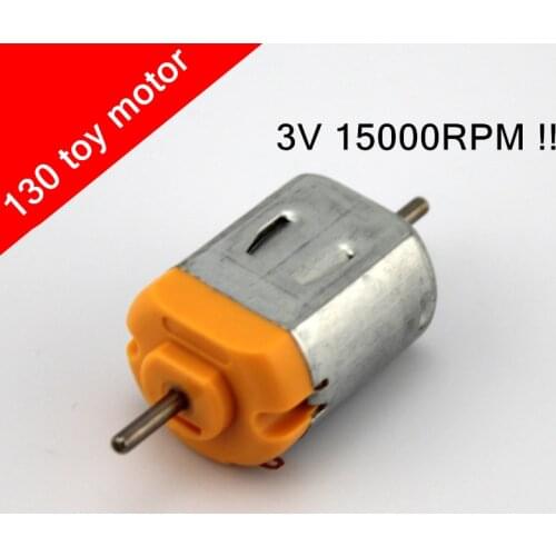 10PCS! 130 toy DC motor,double output shaft 3V 11000RPM Manual model, small technology, toy motor