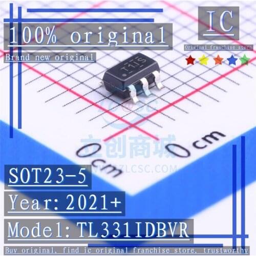 2021+ 100% Brand new original 5PCS-10PCS TL331IDBVR SOT23-5 High-voltage single-channel differential voltage comparator chip