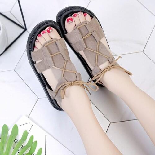 2021 Summer Female Sandals Casual Shoes Womens Sandals Fashion Non-slip Student Womens Sandals