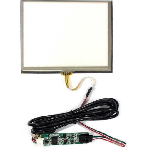 5.6" 4-Wire Resistive Touch Panel 126x110mm With USB Controller Card