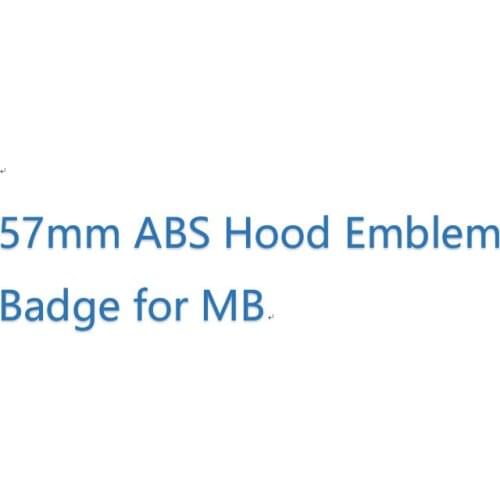 5X Black Dark Blue Wreath 57mm Hood Emblem Badge for MB benz w124 w140 w163 w202 w203 w204 w210 w211 A2048170616
