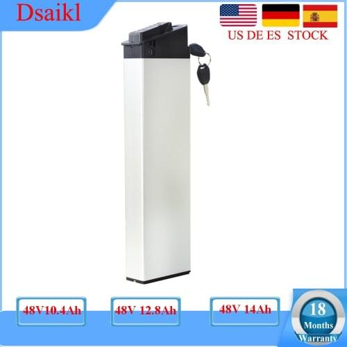 250W 350W 500W folding ebike samebike battery 48V 10.4Ah 11.6Ah 12Ah 14Ah lankelesi mate ebike battery with 54.6V 2A charger