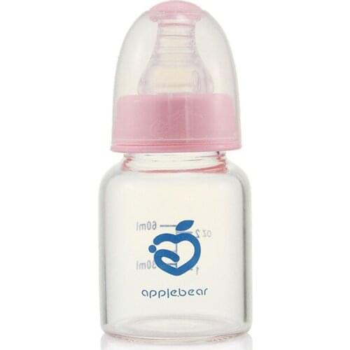 Baby Feeding Bottle Titanium Glass Standard Juice Feeding Bottle Mouth Feeding Bottle Newborns Drop-resistant