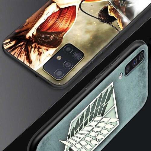 Attack On Titan For Samsung Galaxy A50 A70 A30 A40 A10 A20E A20S A10S 10E A60 A70S A80 A90 5G Cell Phone Soft Case Capa