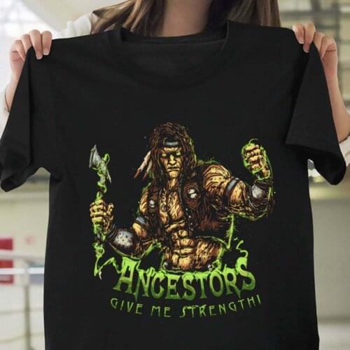 Mortal Kombat Nightwolf Unisex Black T Shirt S-5Xl