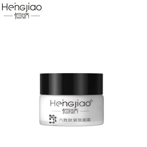 Six Peptides Pure Collagen Protein Cream Hyaluronic Acid Anti-Wrinkle Anti Aging Face Serum Moisturizer Skin Care