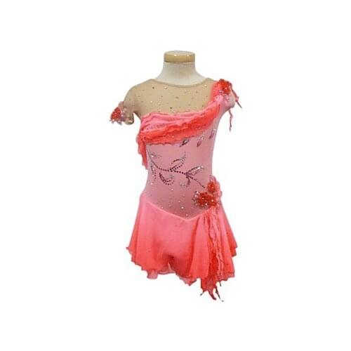 Custom Figure Ice Skating Dresses Adult With Spandex Graceful New Brand Figure Skating Competition Dress DR2611