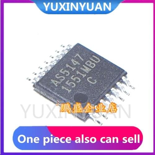 1PCS AS5047P-ATSM AS5047P AS5047 AS5147-HTSMTR AS5147 TSSOP14 SMD IC Chip Magnetic encoder magnet Radial 6X2MM 6X3MM IN STOCK