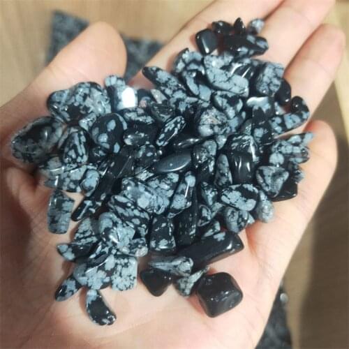 Natural Snowflake Obsidian Crystal Gravel Gemstone Crystal Stones Mineral Specimen Natural Quartz Crystals