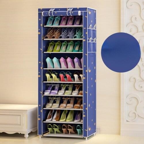 Korean Style Simple Multifunctional Shoe Storage Cabinet, Non-woven Dustproof Storage Shoe Rack