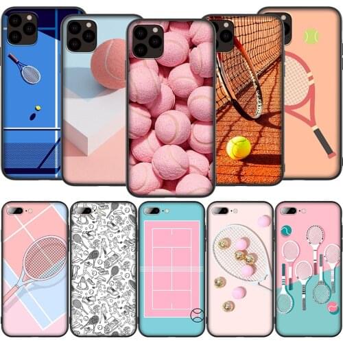 T171 Sport Tennis Silicone Soft Case for iPhone 12 Mini 11 Pro XS Max XR X 8 7 6 6S Plus 5 5S SE 2020