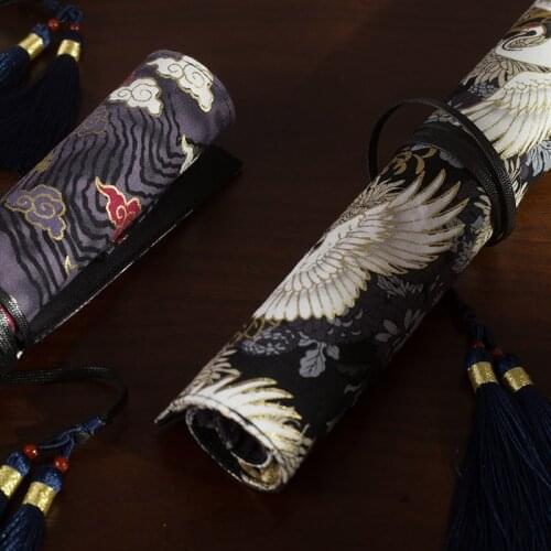 Watercolor brush bag