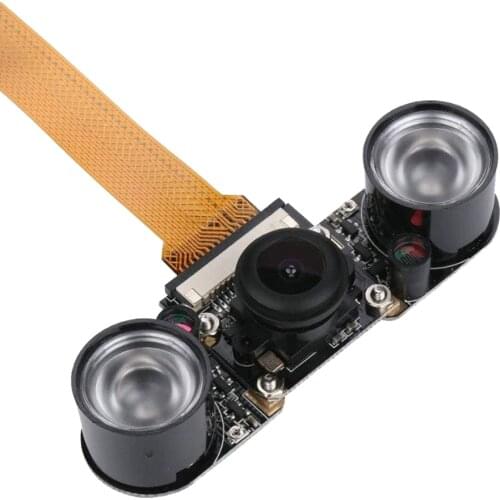 Raspberry Pi Zero Night Vision Camera 5MP OV5647 Fisheye Video Webcam For Raspberry Pi Zero V1.3 W WH