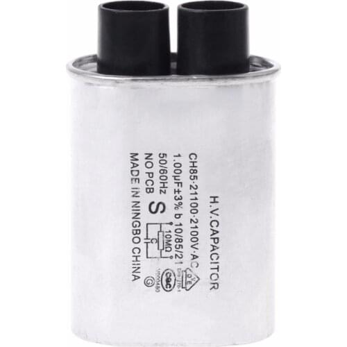 AC 2100V Microwave Oven High Voltage HV Capacitor 0.90uF or 1.00uF Replacement Universal