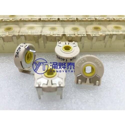 YYT 5PCS Adjustable resistance single-turn potentiometer PT15-103A10K horizontal potentiometer