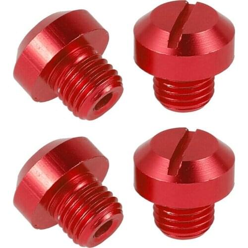 4pcs/set Motorcycle M10 Motorcycle Mirror Hole Blanking Plugs Clockwise Screws Motorbike Accessories