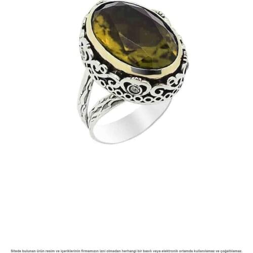 Color Changing Zultanit Cubic Zirconia Silver Women 'S Ring