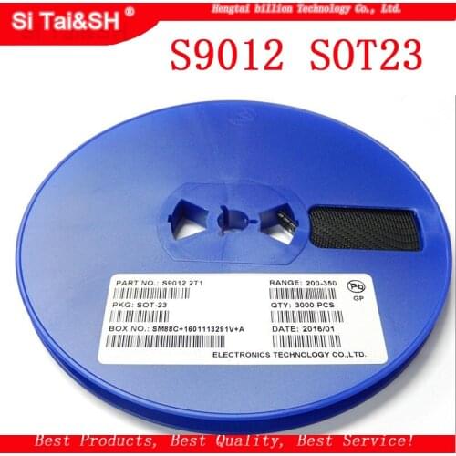 100PCS S9012 SOT23 9012 SOT SMD 2T1 SOT-23 new SMD transistor