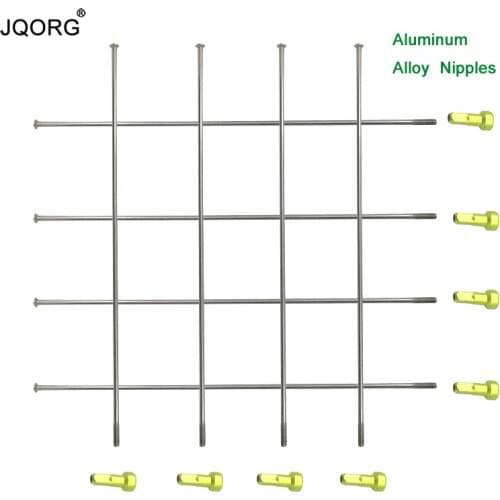 16 Pieces A Lot 14G Spokes For Mountain Bike Straight Pull Structure Diameter 2.0mm Lighting Sliver Color Bicycle Spokes