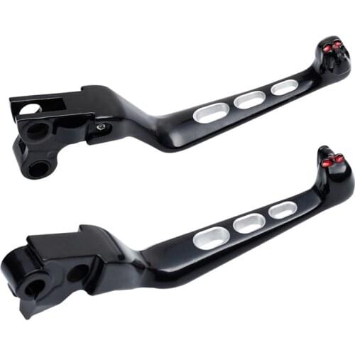 2 PCS/Pair Black Motorcycle Brake Clutch Levers for Har-ley XL Sportster 883 AND 1200 Softail FLSTN Softail DELUXE FLSTF Fat