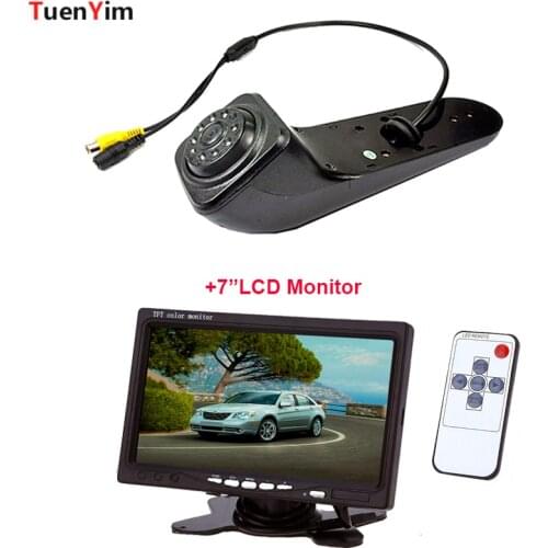 Car Brake Light Rear View Reverse Camera For Volkswagen VW CRAFTER van 2015 2016 2017 With 7Inch LCD Monitor 2In1 Parking Kit