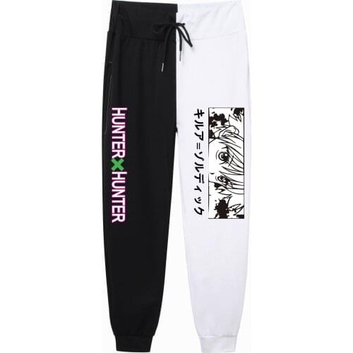 Summer Japan anime Hunter x Hunter print PatchworkPants Harajuku Mens Pants Joggers Male Trousers Casual Sweatpants sweatpants