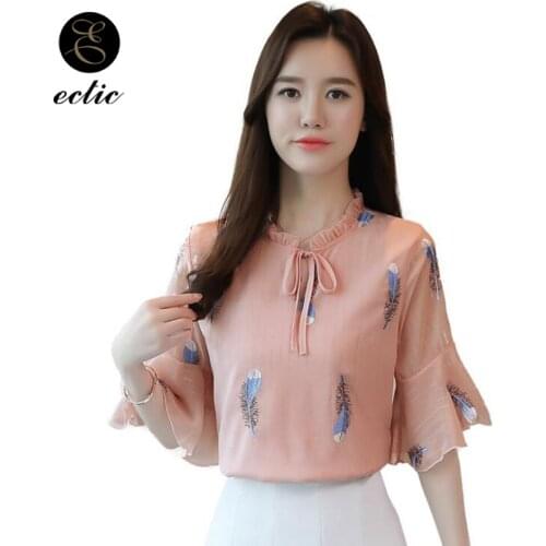 Блузки с вышивкой ECTIC China At AliExpress