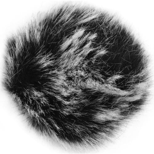 Clip-on Lavalier Microphone Windscreen Furry Windshield Mic Muff Compatible with Boya M1 and Other Most Lapel Microphones