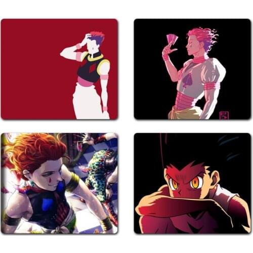 Anime Hunter x Hunters Laptop Gaming Mice Mousepad Non slip Cushion Square Thickness 2mm
