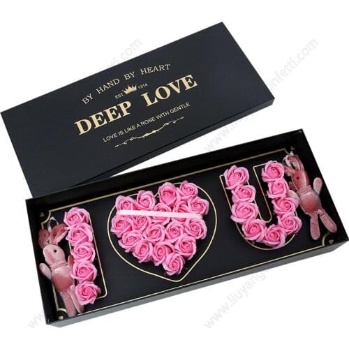 Mother Valentine Day Rose Box Color Artificial Flower Christmas Wreath Decor Home Wedding Diy Gift Eternal Beauty The Beast Her