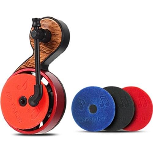 Simulation Mini Record Player Car Aroma Diffuser Retro Creative Air Outlet Aromatherapy Diffuser Purifying Air Automobile